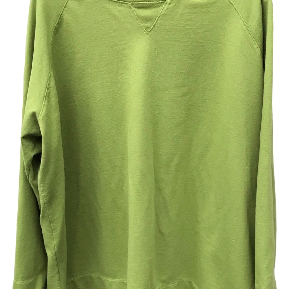 plus sized 100% cotton lime green pullover top by Real Comfort size 2X